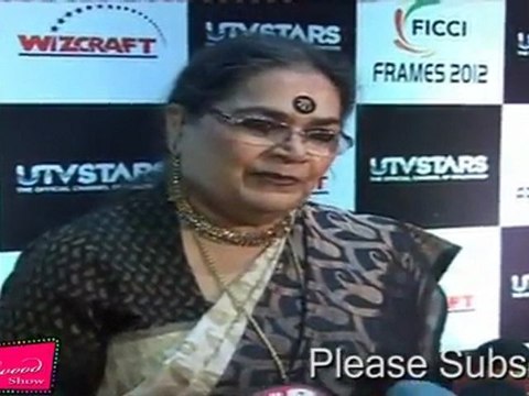 Various Singer Usha Uthup At FICCI Frames Excellence Awards 2012