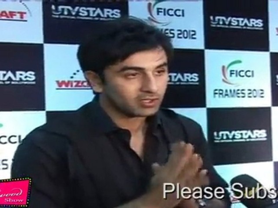 Ranbir Kapoor At FICCI Frames Excellence Awards 2012