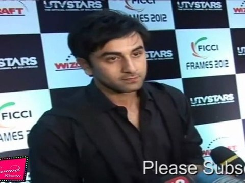 Ranbir Kapoor At FICCI Frames Excellence Awards 2012
