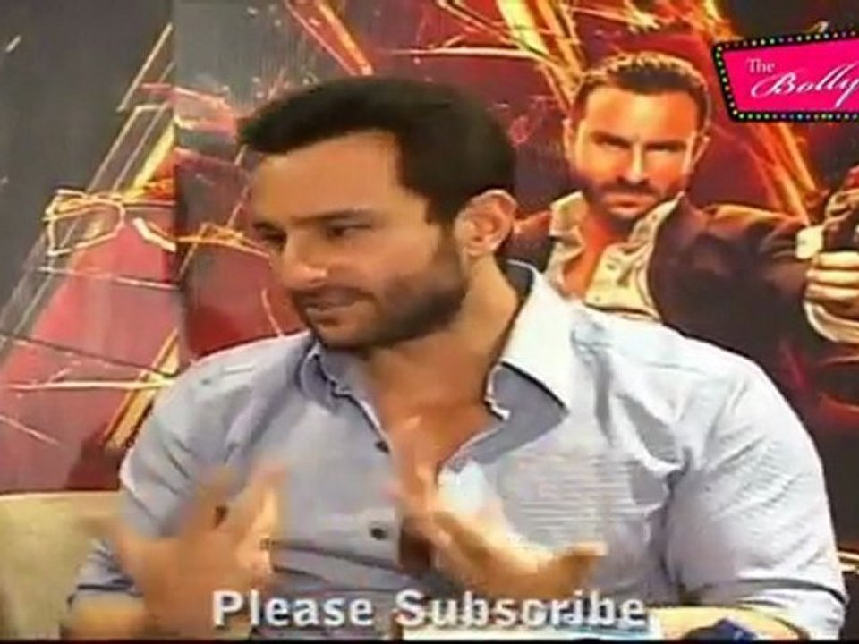 Handsome Saif Ali Tells About His Upcoming Movie Agent Vinod @ Promotion