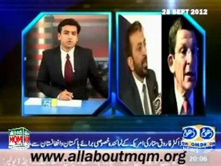 MQM delegation calls on Marc Grossman in New York