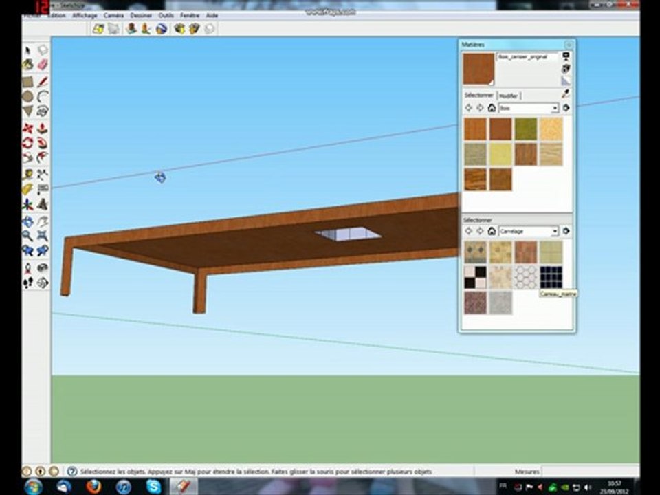 Créer une chaise à Google SketchUp épisode 2