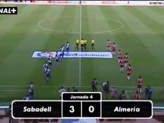 Liga Adelante. Sabadell 3  Almería  0