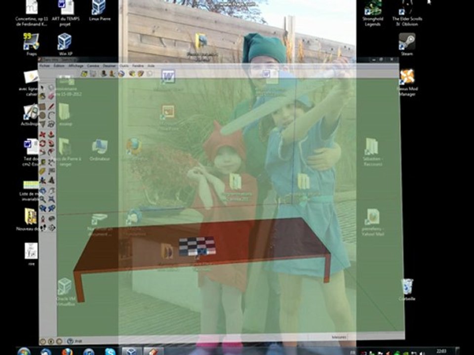 Crée une table à Google Sketch Up épisode 1