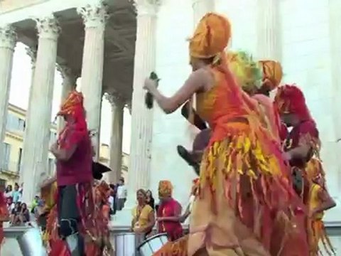 VENDANGE NIMES 2012 : Drums Band Parade (street live)