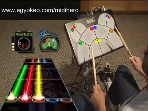 Ultimate View of Fire and Flames on Drums