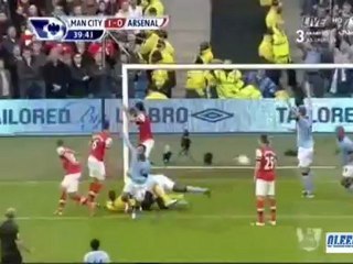 اهداف مباراة مانشستر سيتي - ارسنال