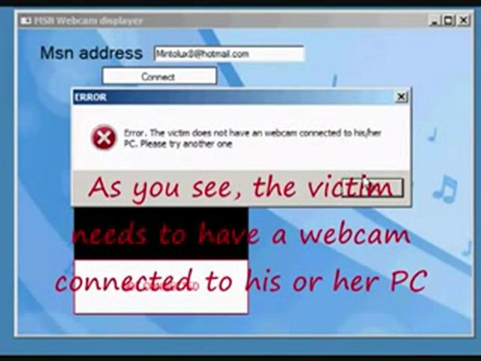MSN Webcam displayer