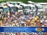 Capriles Radonski en Aragua: Asamblea con Transportistas 1