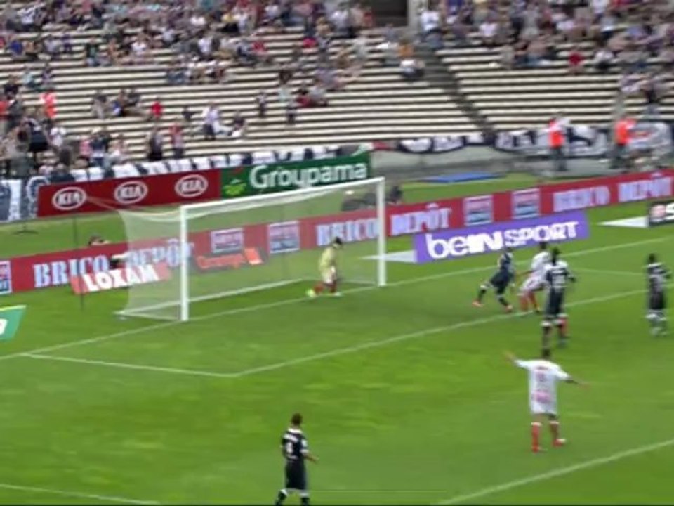 But Yoan GOUFFRAN (78ème) - Girondins de Bordeaux - AC Ajaccio (2-2) - saison 2012/2013