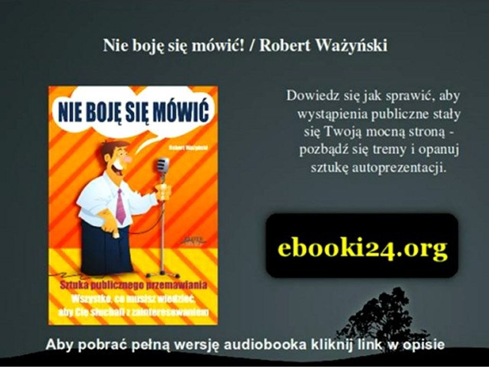Nie boję się mówić! - Robert Ważyński