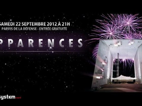 Spectacle Apparences, La Défense, samedi 22 septembre 2012