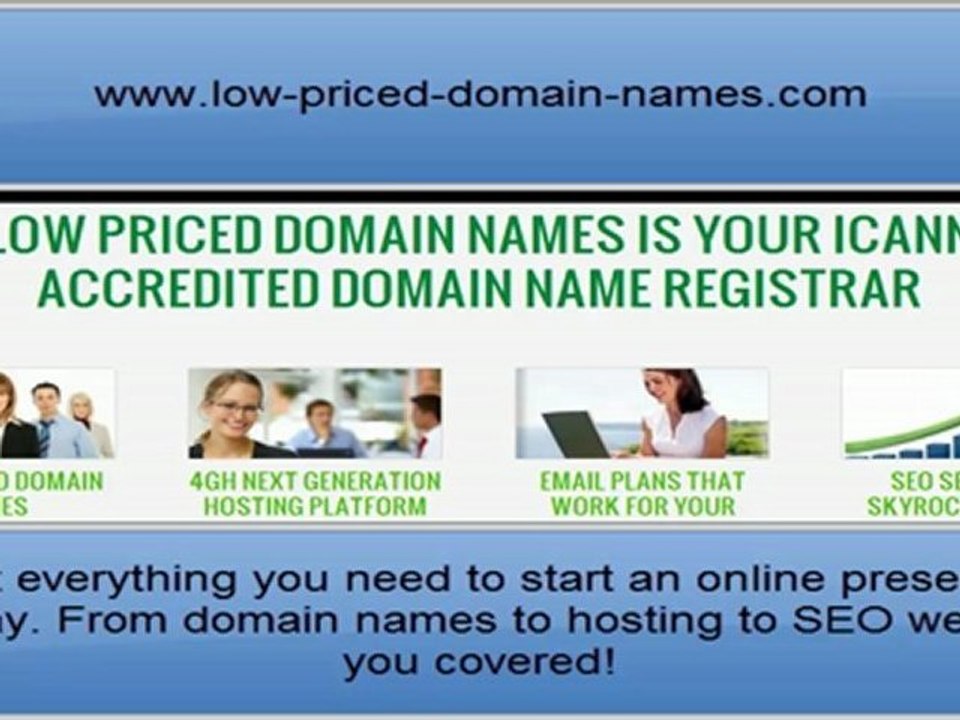 Low Priced Domain Names | Domain Name Registration | Domain Registrar
