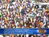 Capriles Radonski en Aragua: Asamblea con Transportistas 3