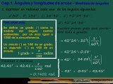 Cap. Trigonometría - Cap.1. Ángulos y longitudes de arcos - Medidas de ángulos (Problema # 1)