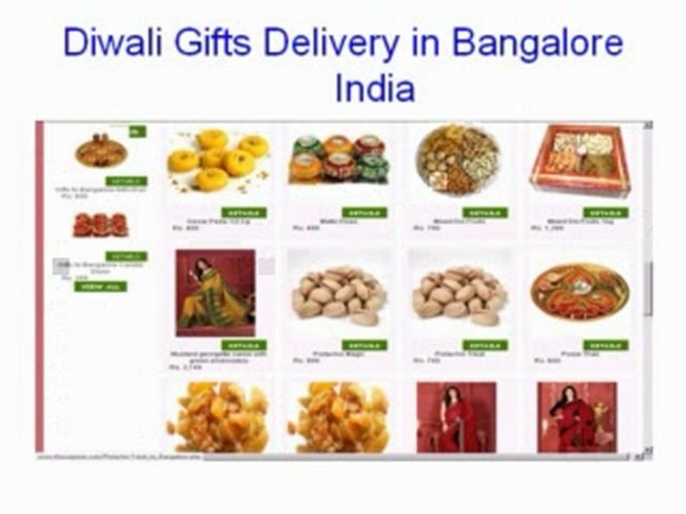 Diwali Gifts Delivery, Deepavali 2012 Gifts Greetings to Bangalore, Chennai, Hyderabad - TheSurpriser