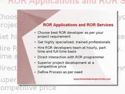 Powerful Ruby on Rails Framework Facilitates Quick Web Development