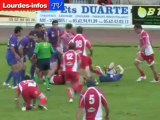 Rugby  Fédérale 1 : Lourdes 21 Castanet 16