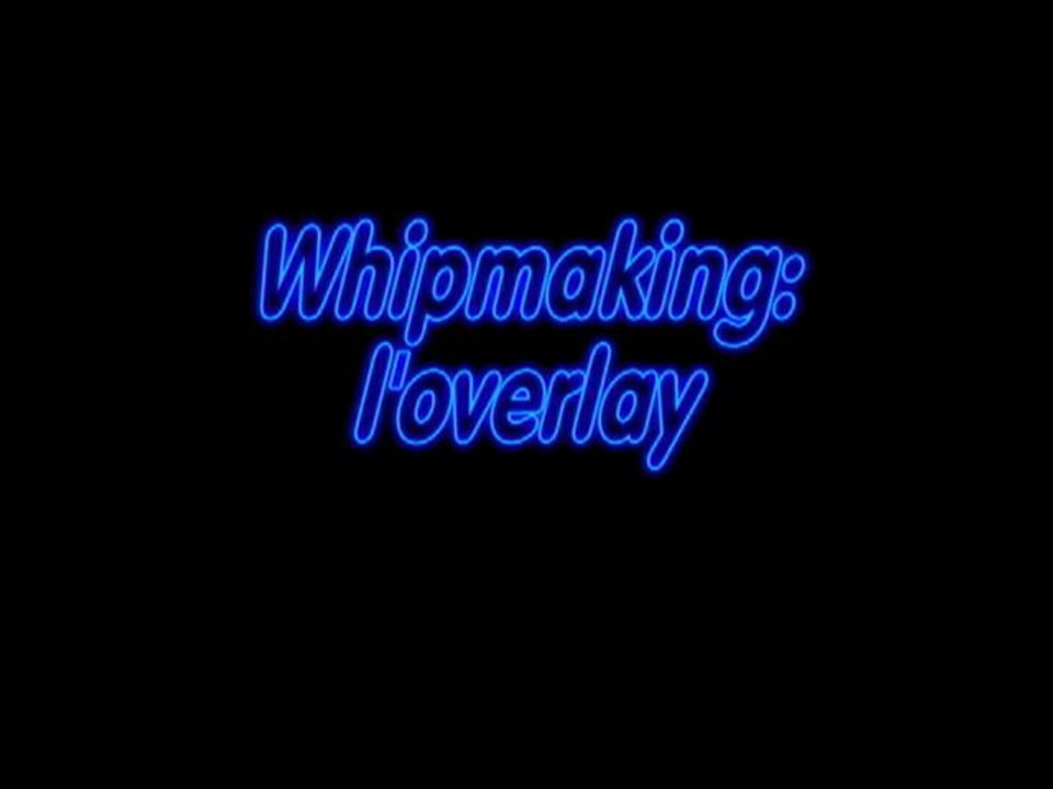 Docwhip: l'overlay d'un fouet en cuir tressé