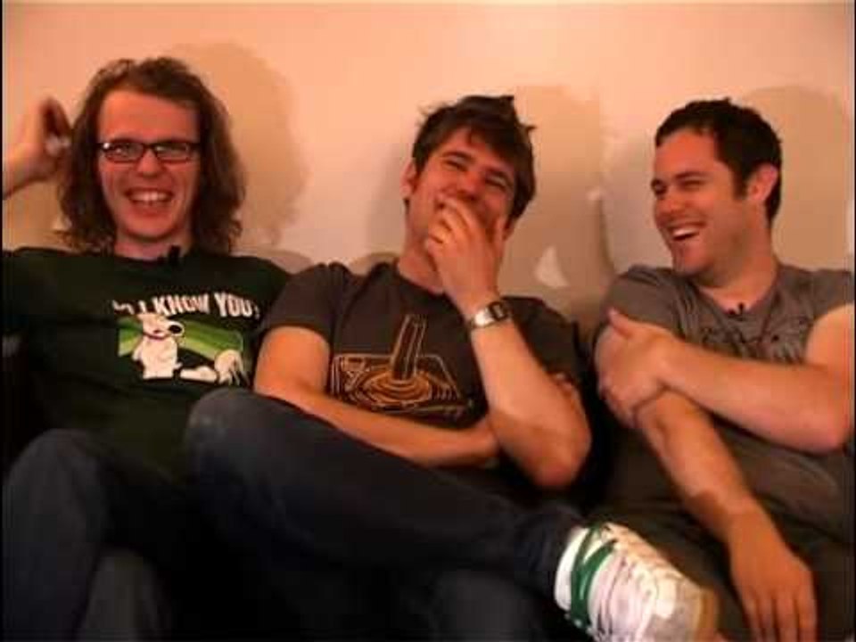 Scouting For Girls 2008 interview - Greg, Roy and Peter (part 3)
