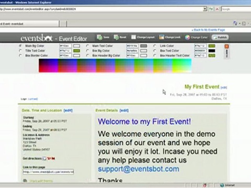 Online Event Registration Service