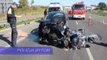 Bytom: Wypadek na autostradzie A1. 2 motocyklistów nie żyje