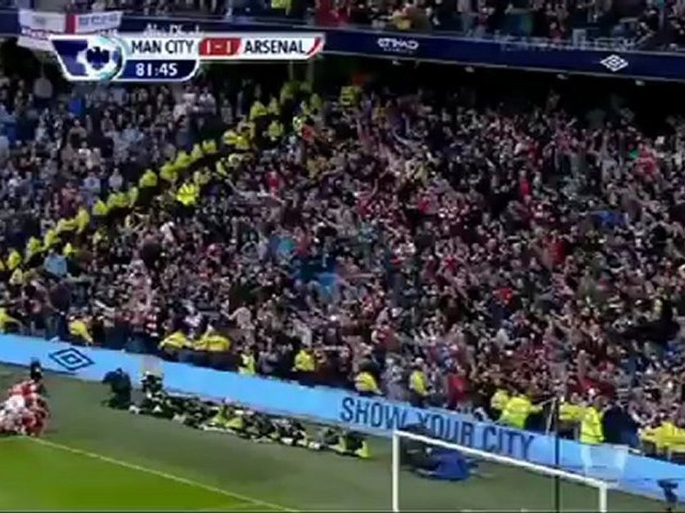 أهداف مباراة ارسنال ضد مانشستر سيتي
