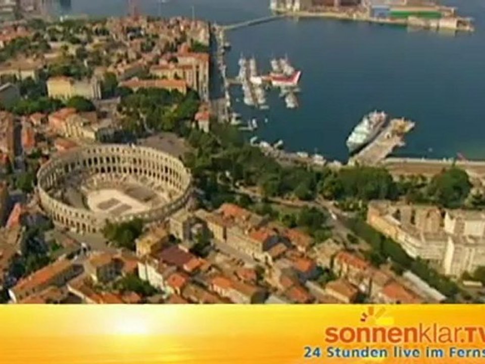 Destinationszuspieler Pula- Amphitheater