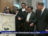 Le président Ahmadinejad rencontre Ban Ki-moon à l'ONU