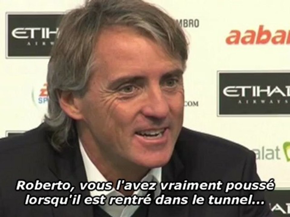 Roberto Mancini revient sur son accrochage avec Balotelli !