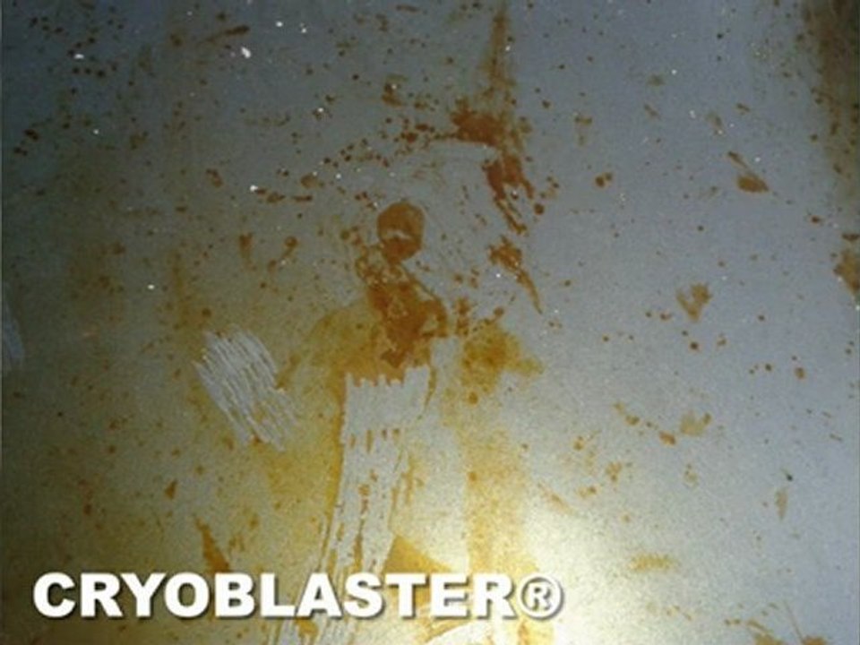 Nettoyage machine résinage par procédé de nettoyage cryogénique