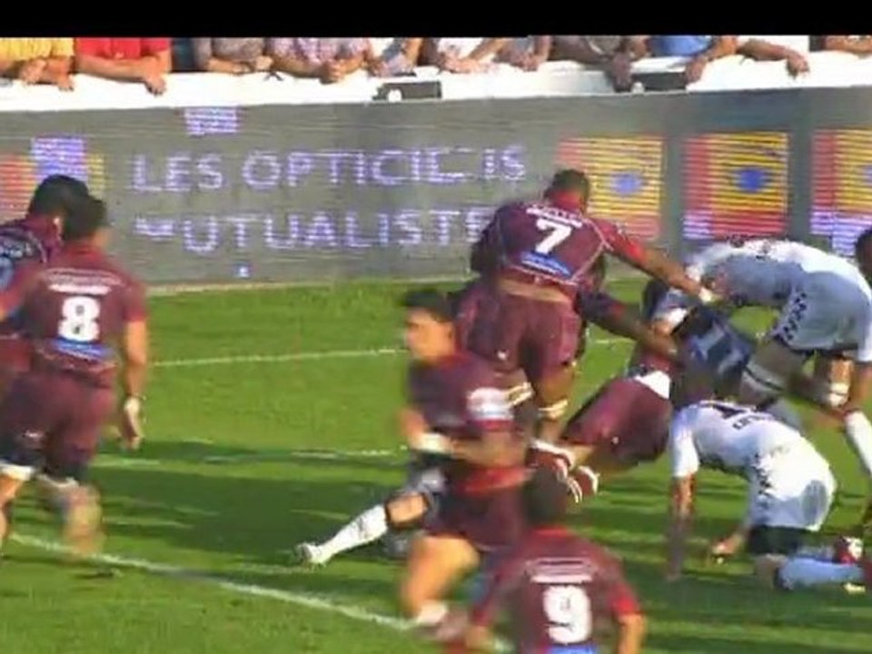 Résumé de match : 6e journée de TOP14 Bordeaux Bègles - Montpellier 22/09/2012