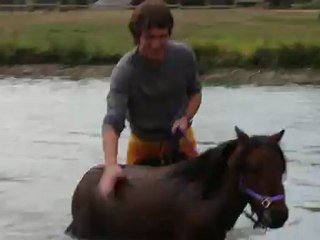 Nage dans l'eau