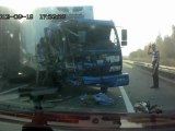 Crash Camion vs camion