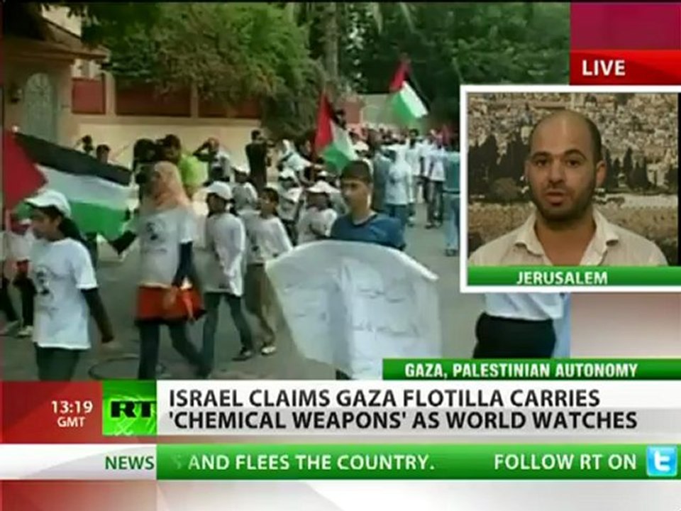 Israel claims Flotilla carries chemical weapons