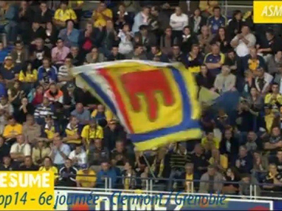 Top14 J6 - Clermont-Grenoble : le résumé