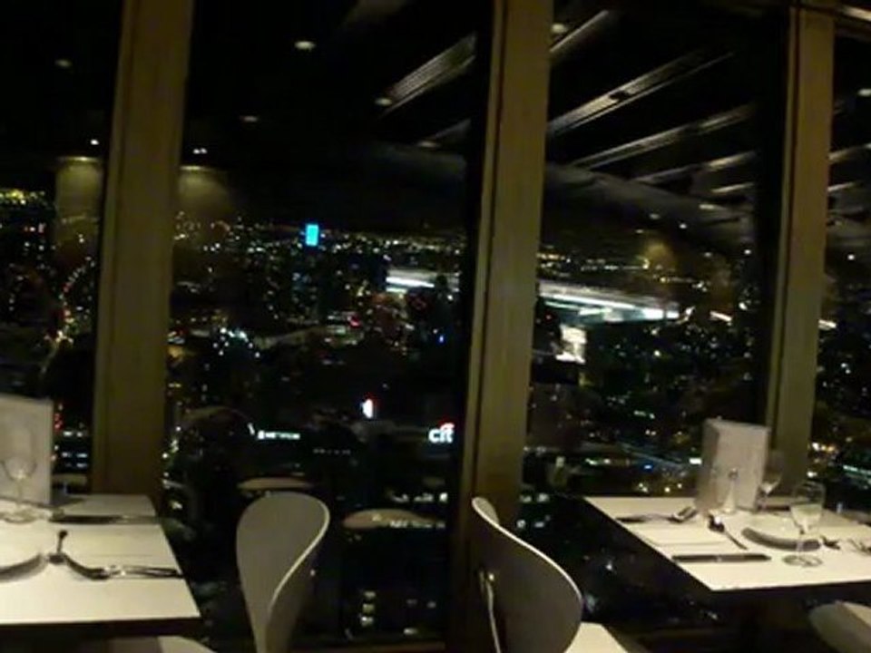 Australie - Sydney : dîner au restaurant panoramique de la Sydney Tower