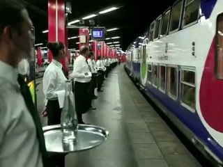 Repas gastronomique dans le RER C