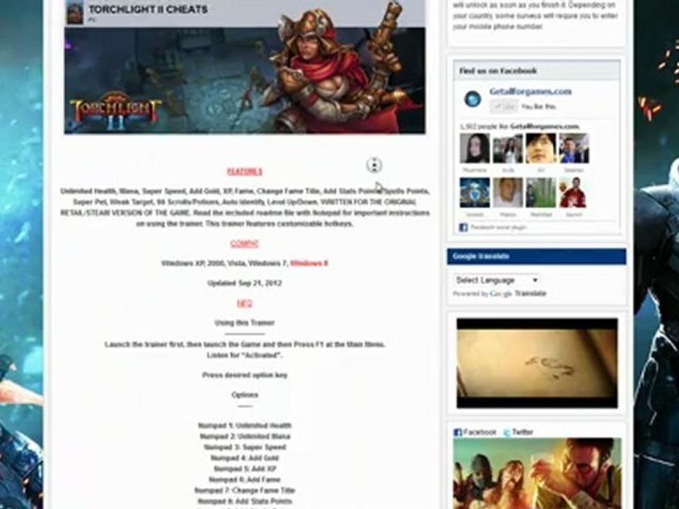 Get working torchlight 2 trainer hacks