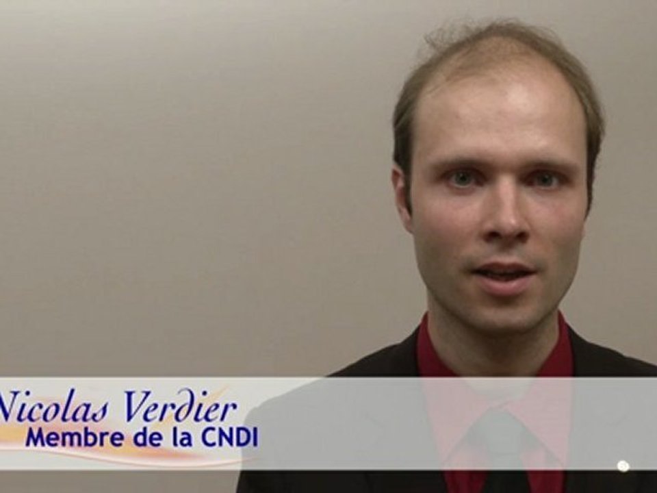 Interview de Nicolas Verdier - membre de la CNDI