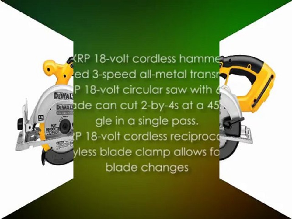 DEWALT DCK655X 18-Volt XRP 6 Tool Combo Kit with Impact Driver