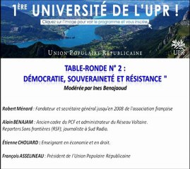 UPR 2012 - TR n° 2: Démocratie Souveraineté Résistance Benajam - Chouard - Ménard - Despot