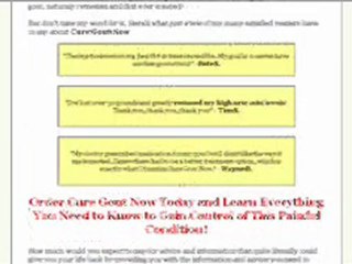 Cure Gout Now - Prevent & Overcome Gout From Home