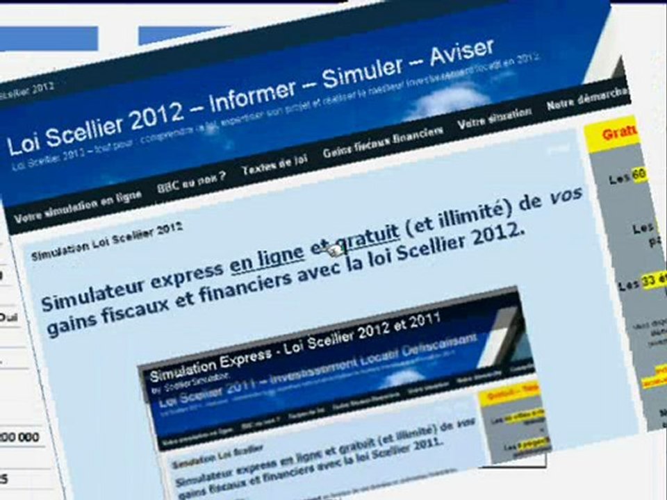 Loi Scellier 2012 – S’informer, Simuler, Aviser…