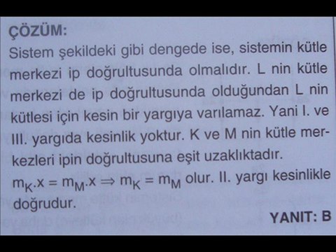 KÜTLE MERKEZİ KONU ANLATIM SLAYTI ( UĞUR DER.)