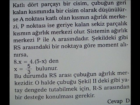 KÜTLE MERKEZİ KONU ANLATIM SLAYTI -2