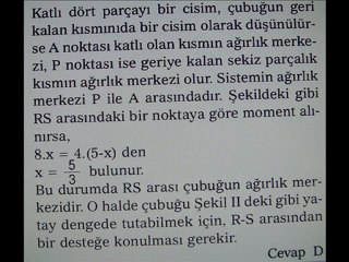 KÜTLE MERKEZİ KONU ANLATIM SLAYTI -2