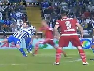 Gol de Rakitic vs Depor (0-2)