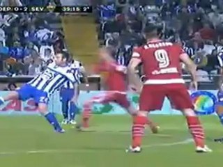 Gol de Rakitic vs Depor (0-2)