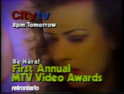 MTV Awards on CityTV Mark Dailey 1984